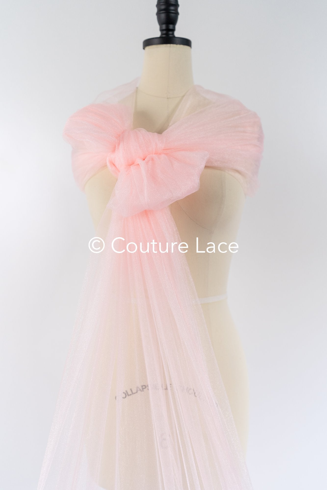 Tul suave extra ligero – Nude rosado suave/ brillante – 160 cm de ancho //  R-163-31