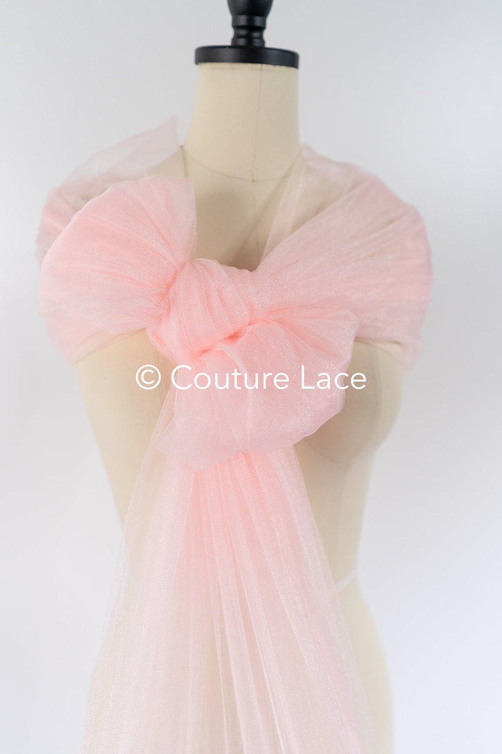 Tul suave extra ligero – Nude rosado suave/ brillante – 160 cm de ancho //  R-163-31