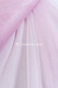 Tulle souple ultra-doux - Rose poudré clair/ brillant - 160 cm de large // R-164-33-BALLEN