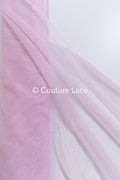 Tulle souple ultra-doux - Rose poudré clair/ brillant - 160 cm de large // R-164-33-BALLEN