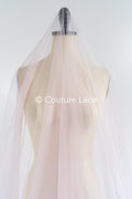 Tulle souple ultra-doux - Rose poudré clair/ brillant - 160 cm de large // R-164-33-BALLEN