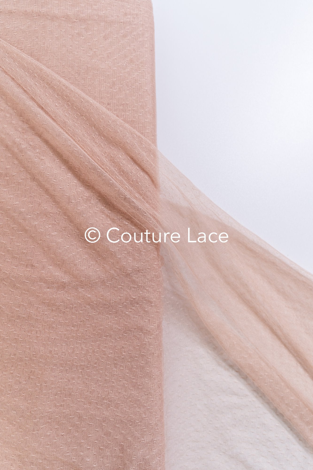 Tul con puntos súper suave – Nude – 150 cm de ancho // R-172-9