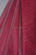 Tul suave extra ligero – Rojo rubí intenso/ brillante – 160 cm de ancho // R-158-16
