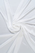 Light Silky Off-White Bridal Satin – Fine fabric for bridal wear, formal wear and home textiles // R-059