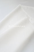 Structured Mikado Fabric in Ivory – Perfect for Princess Wedding Dresses &amp; Decoration //R-062
