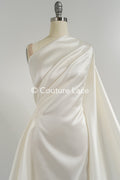 Structured Mikado Fabric in Ivory – Perfect for Princess Wedding Dresses &amp; Decoration //R-062