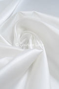 Off-White Structured Mikado Fabric in Ivory – Perfect for Princess Wedding Dresses &amp; Decoration //R-063
