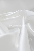 Off-White Structured Mikado Fabric in Ivory – Perfect for Princess Wedding Dresses &amp; Decoration //R-063