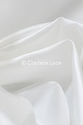 Off-White Structured Mikado Fabric in Ivory – Perfect for Princess Wedding Dresses &amp; Decoration //R-063