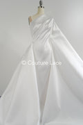 Off-White Structured Mikado Fabric in Ivory – Perfect for Princess Wedding Dresses &amp; Decoration //R-063
