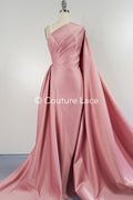 Berry-colored satin, silky satin for noble princess dresses, evening gowns and decoration // R-070