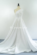 Pregiato raso da sposa largo 3 m – Raso sostenuto per abiti da sposa // R-212