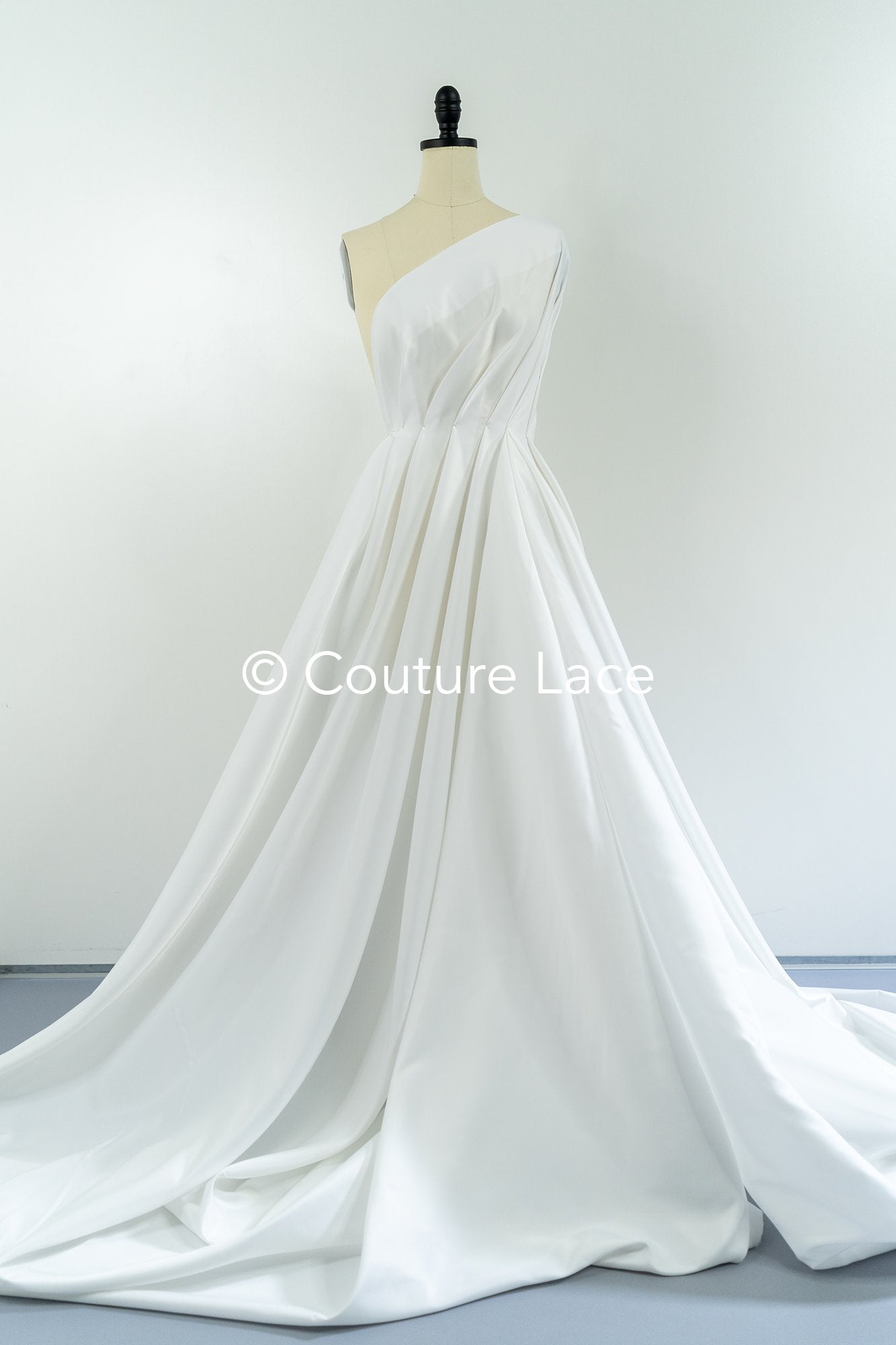 Pregiato raso da sposa largo 3 m – Raso sostenuto per abiti da sposa // R-212