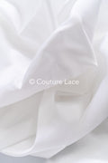 Pregiato raso da sposa largo 3 m – Raso sostenuto per abiti da sposa // R-212