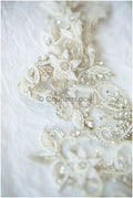 HANDMADE Strassverzierung, Strassapplikation, Couture Perlenkette// E-020