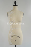 Brautspitze Borte weiß/ Boho Spitzenborte off-white/ Braut Spitzenborte/ Spitzenborte für Brautkleid// T24-021