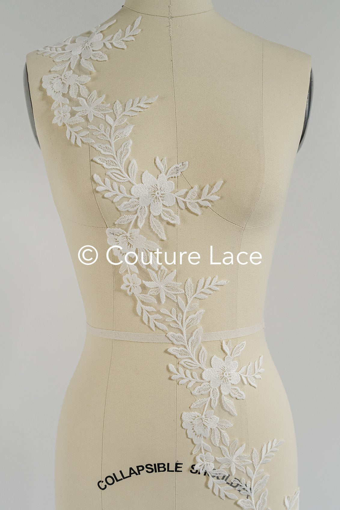 Brautspitze Borte weiß/ Boho Spitzenborte off-white/ Braut Spitzenborte/ Spitzenborte für Brautkleid// T24-021