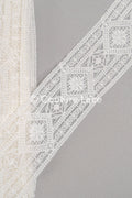 Brautspitze Borte/ Spitzenborte off-white/ Boho Braut Borte/ Spitzenborte für Brautkleid// T24-231
