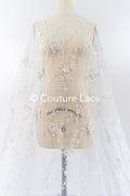 Perlen-Spitzenstoff/ Couture-Spitzenstoff/ Braut-Spitzenstoff/ Perlen-Spitzenstoff// L24-809