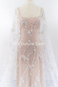 Perlen-Spitzenstoff/ Couture-Spitzenstoff/ Braut-Spitzenstoff/ Perlen-Spitzenstoff// L24-809