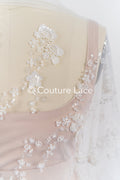 Perlen-Spitzenstoff/ Couture-Spitzenstoff/ Braut-Spitzenstoff/ Perlen-Spitzenstoff// L24-809