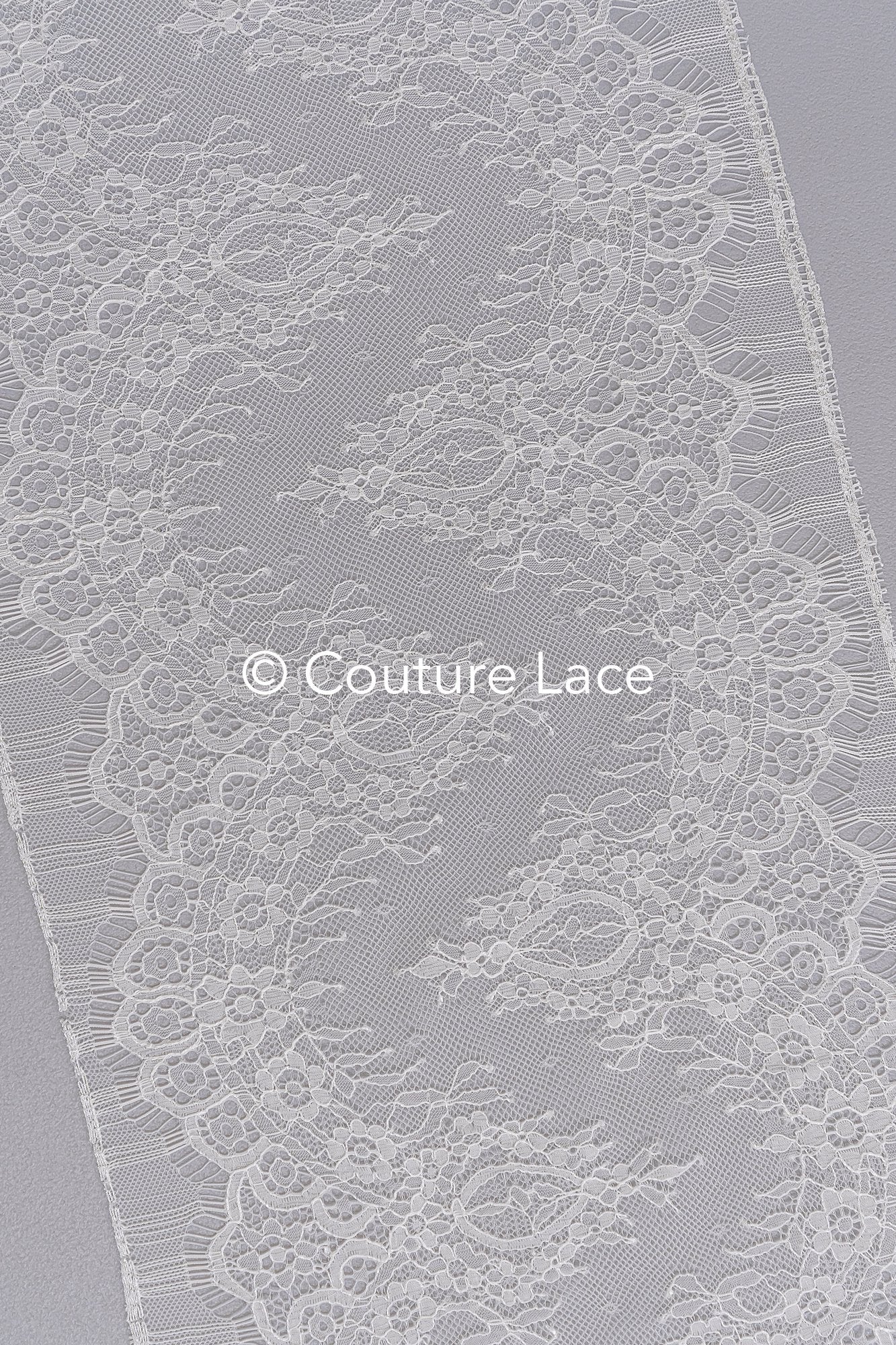3 Meter Französische Blumen Spitze Borte/ Französische Chantilly Brautspitze Borte // T26-244