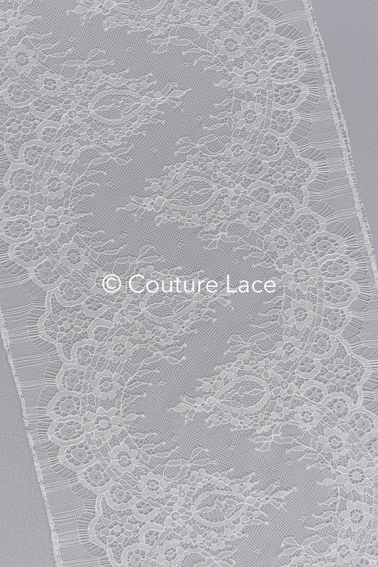 3 Meter Französische Blumen Spitze Borte/ Französische Chantilly Brautspitze Borte // T26-244