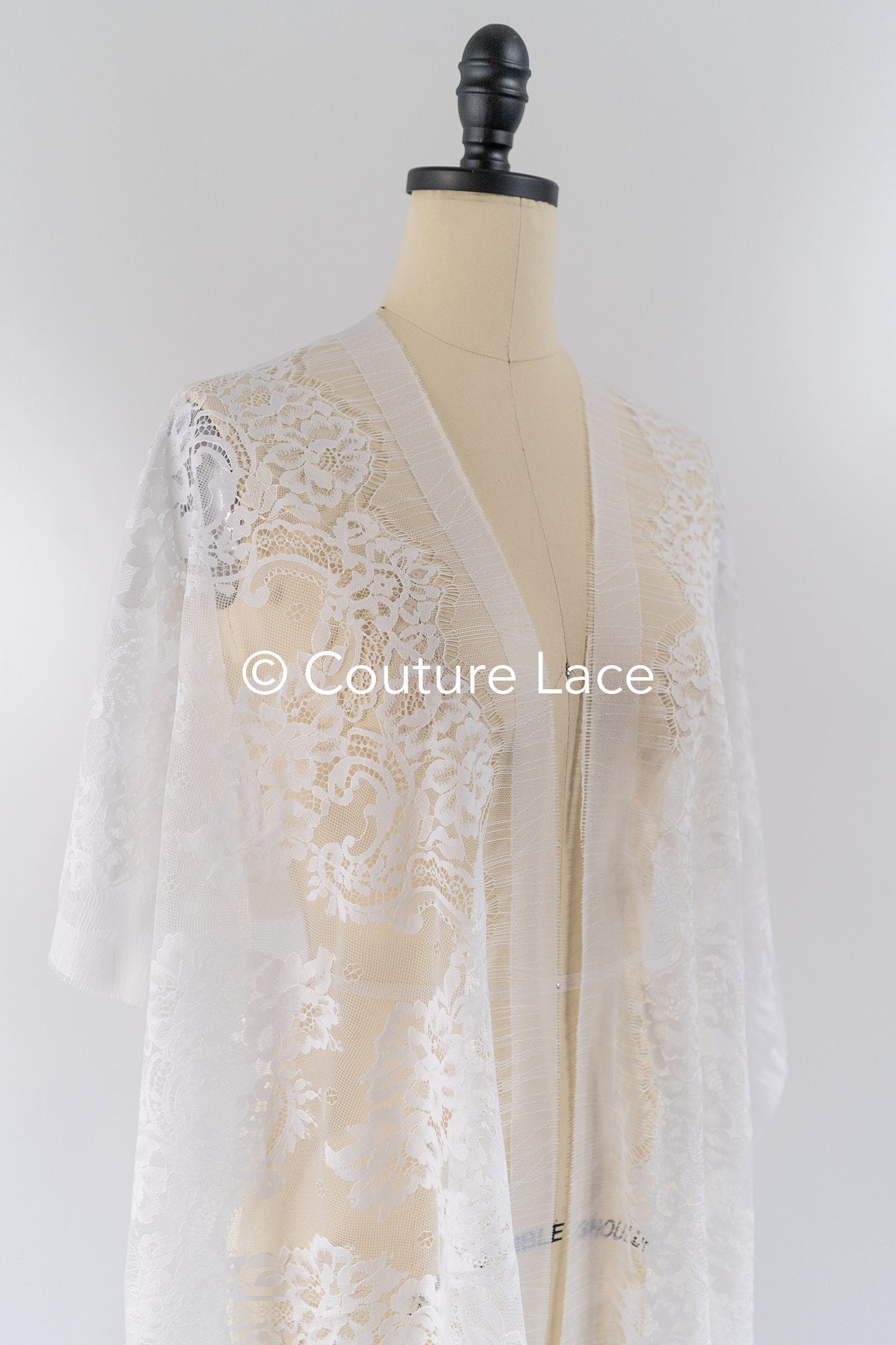 3 Meter Französische Blumen Spitze Borte/ Französische Chantilly Brautspitze Borte // T26-245