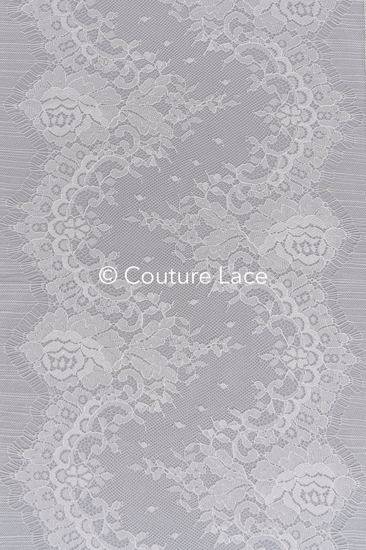 3 Meter Französische Blumen Spitze Borte/ Französische Chantilly Brautspitze Borte // T26-246