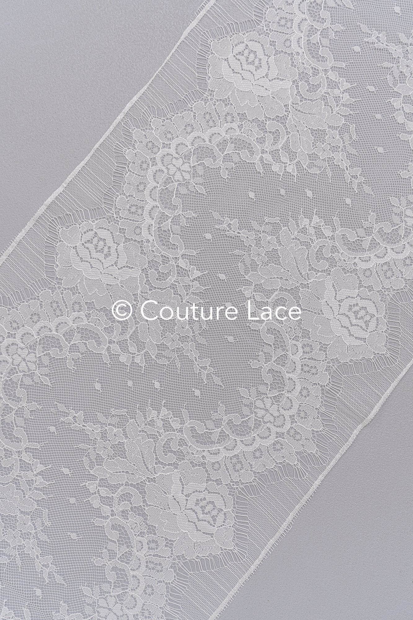 3 Meter Französische Blumen Spitze Borte/ Französische Chantilly Brautspitze Borte // T26-246