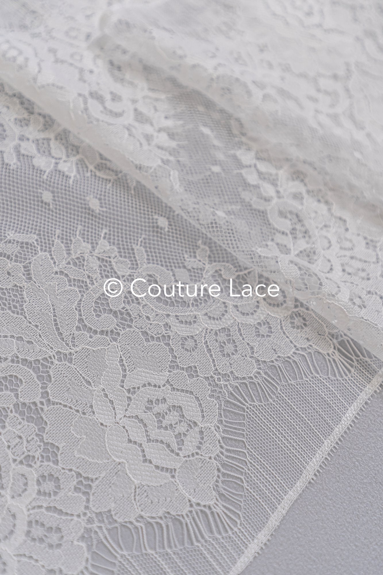 3 Meter Französische Blumen Spitze Borte/ Französische Chantilly Brautspitze Borte // T26-246