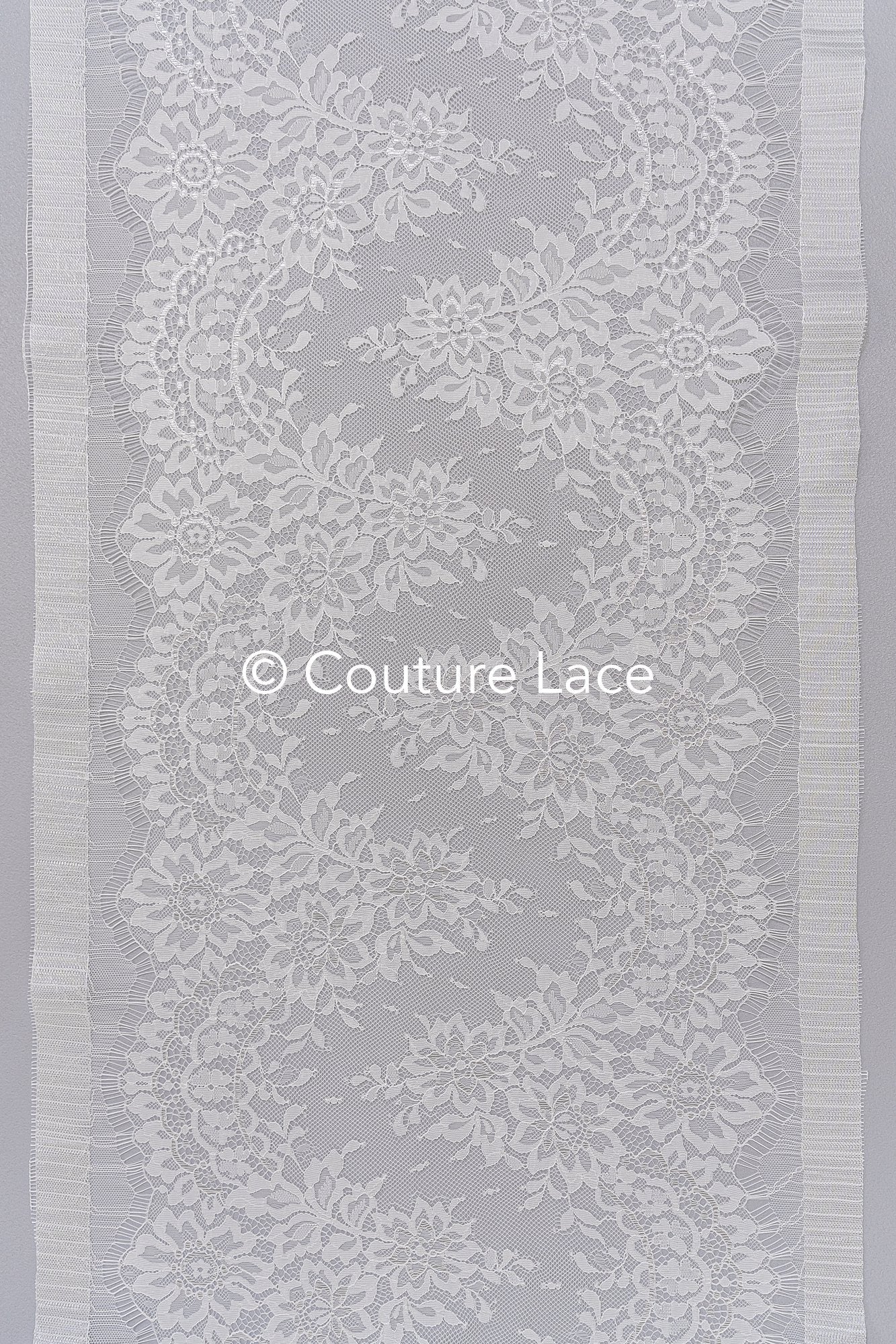 3 Meter Französische Blumen Spitze Borte/ Französische Chantilly Brautspitze Borte // T26-247