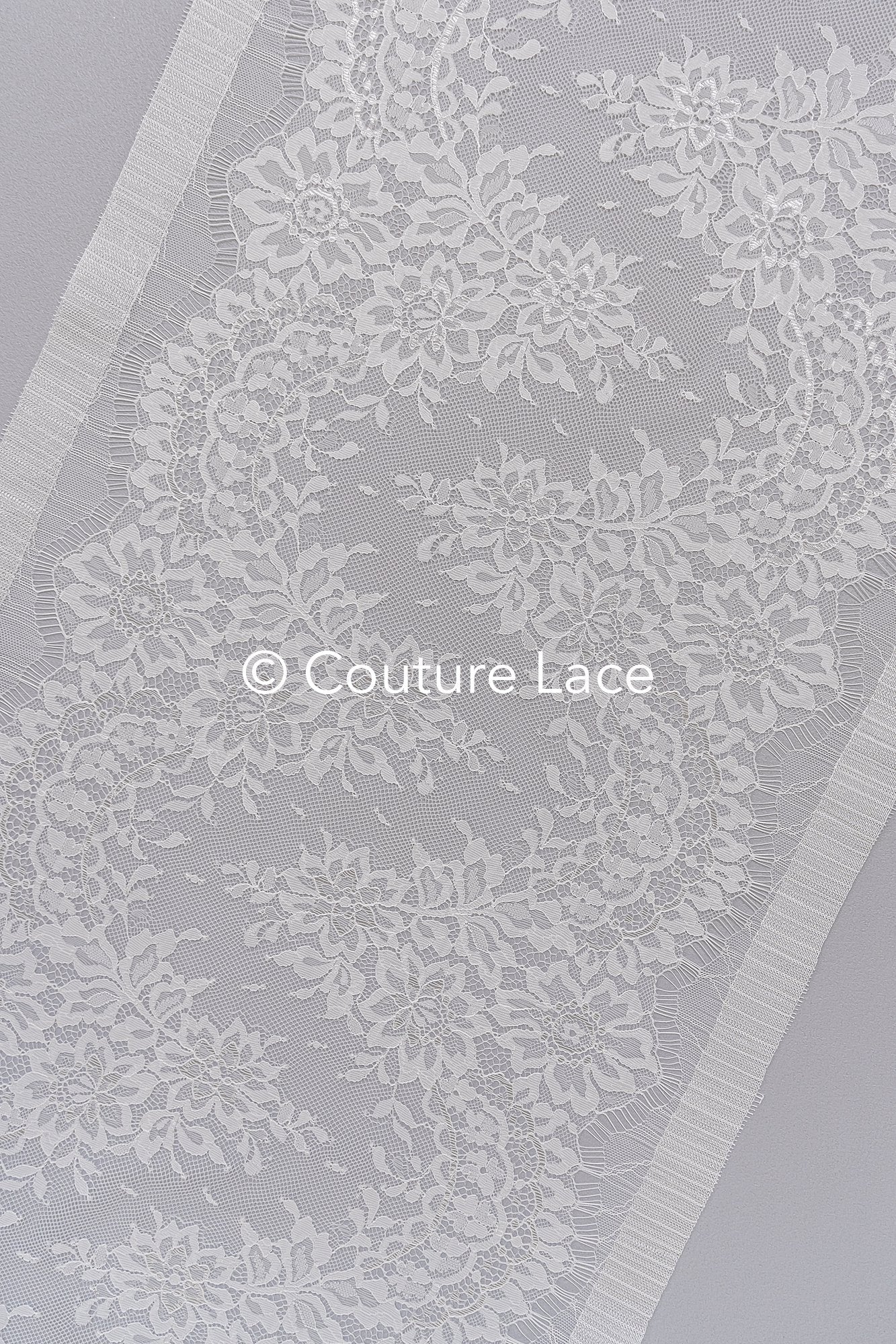 3 Meter Französische Blumen Spitze Borte/ Französische Chantilly Brautspitze Borte // T26-247