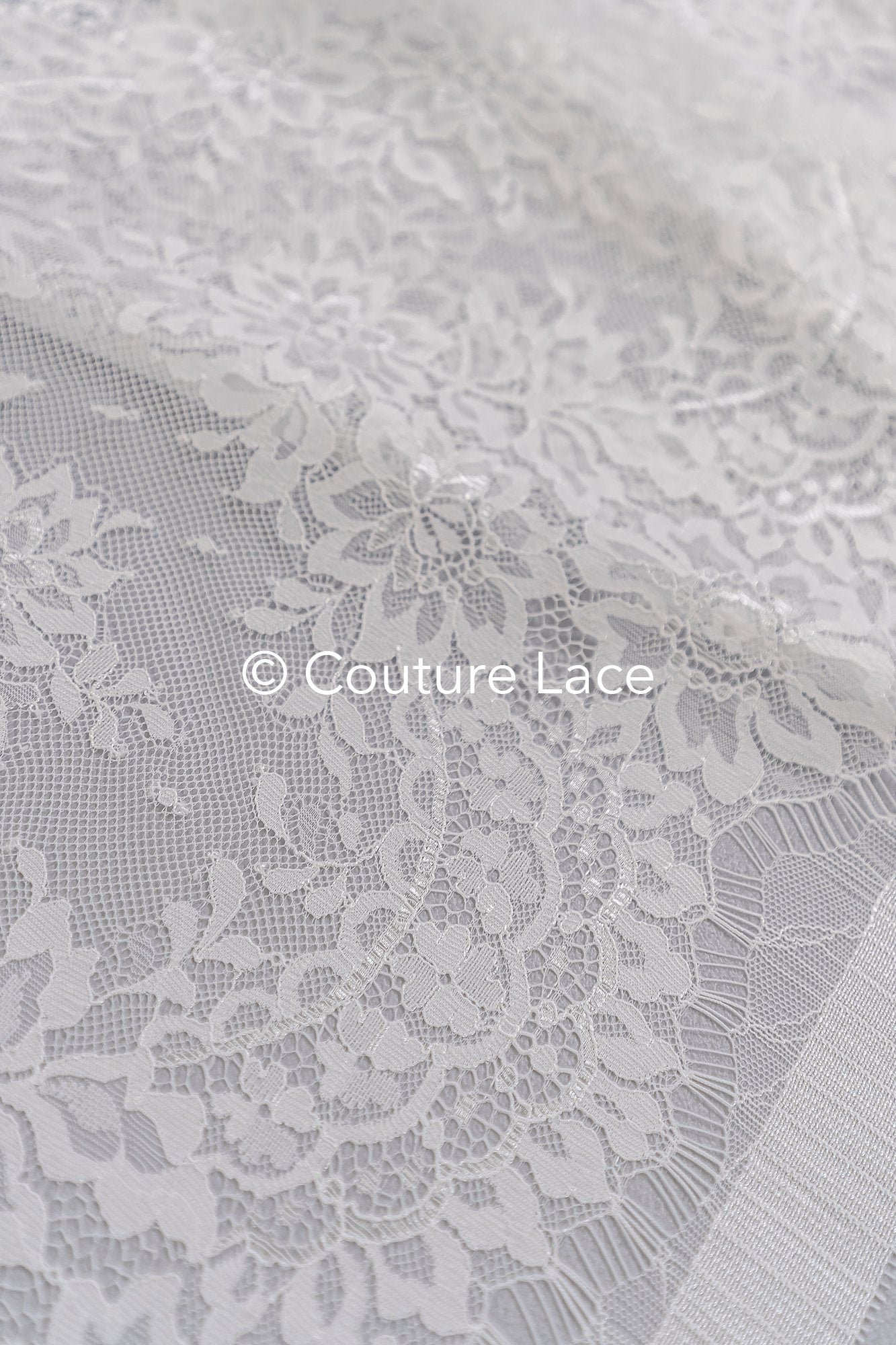 3 Meter Französische Blumen Spitze Borte/ Französische Chantilly Brautspitze Borte // T26-247