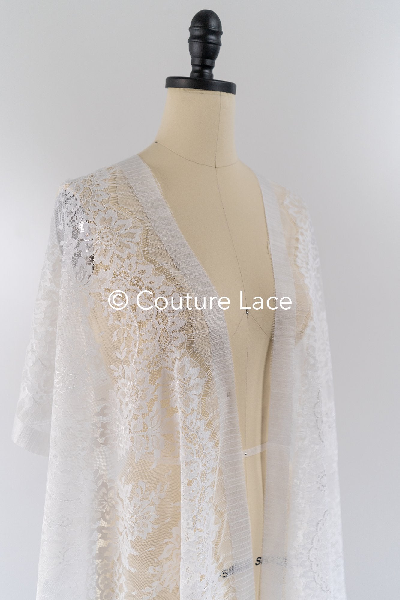 3 Meter Französische Blumen Spitze Borte/ Französische Chantilly Brautspitze Borte // T26-247