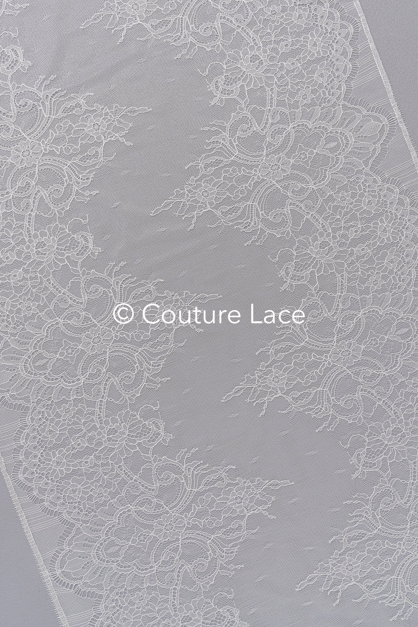 3 Meter Französische Blumen Spitze Borte/ Französische Chantilly Brautspitze Borte // T26-248