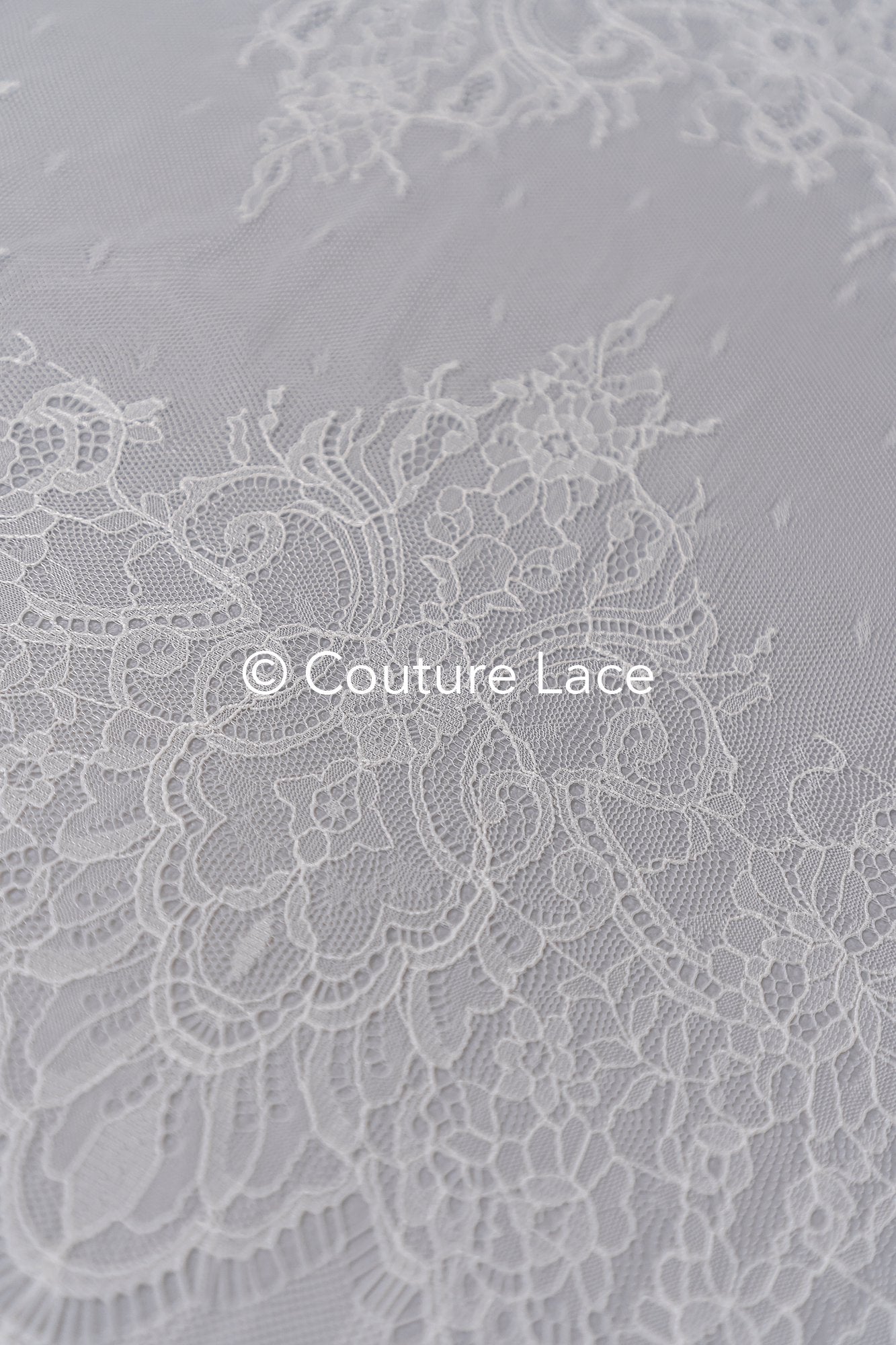 3 Meter Französische Blumen Spitze Borte/ Französische Chantilly Brautspitze Borte // T26-248