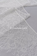 3 Meter Französische Blumen Spitze Borte/ Französische Chantilly Brautspitze Borte // T26-248