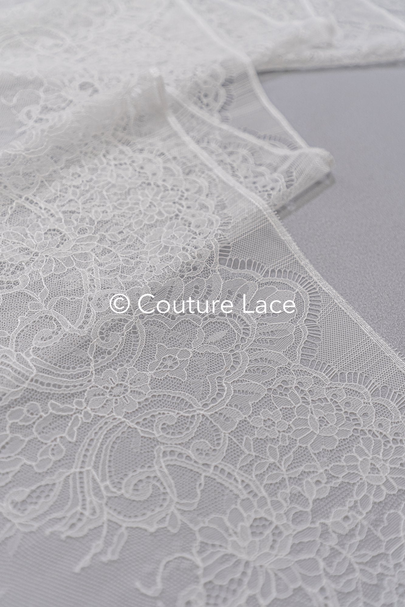 3 Meter Französische Blumen Spitze Borte/ Französische Chantilly Brautspitze Borte // T26-248