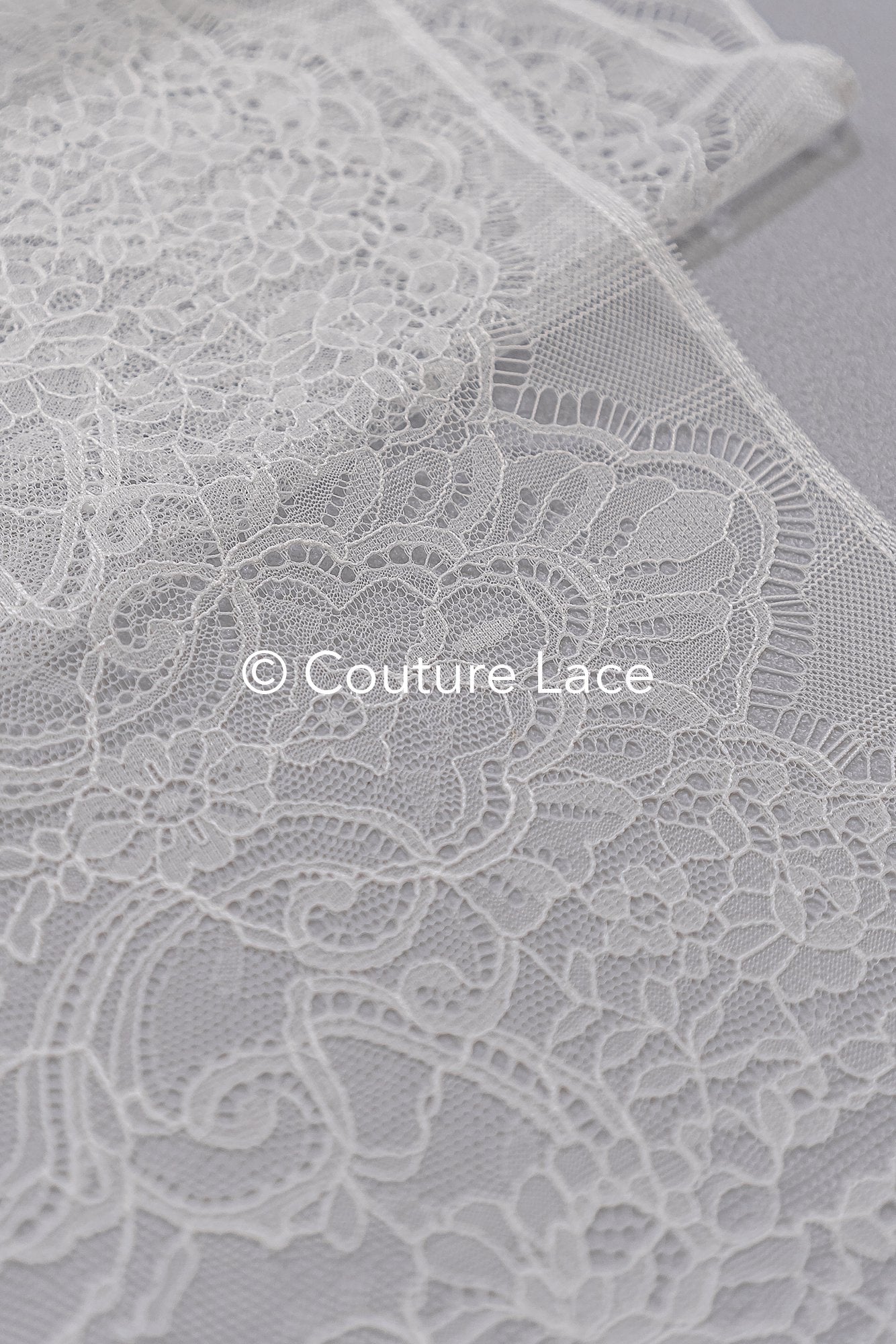 3 Meter Französische Blumen Spitze Borte/ Französische Chantilly Brautspitze Borte // T26-248