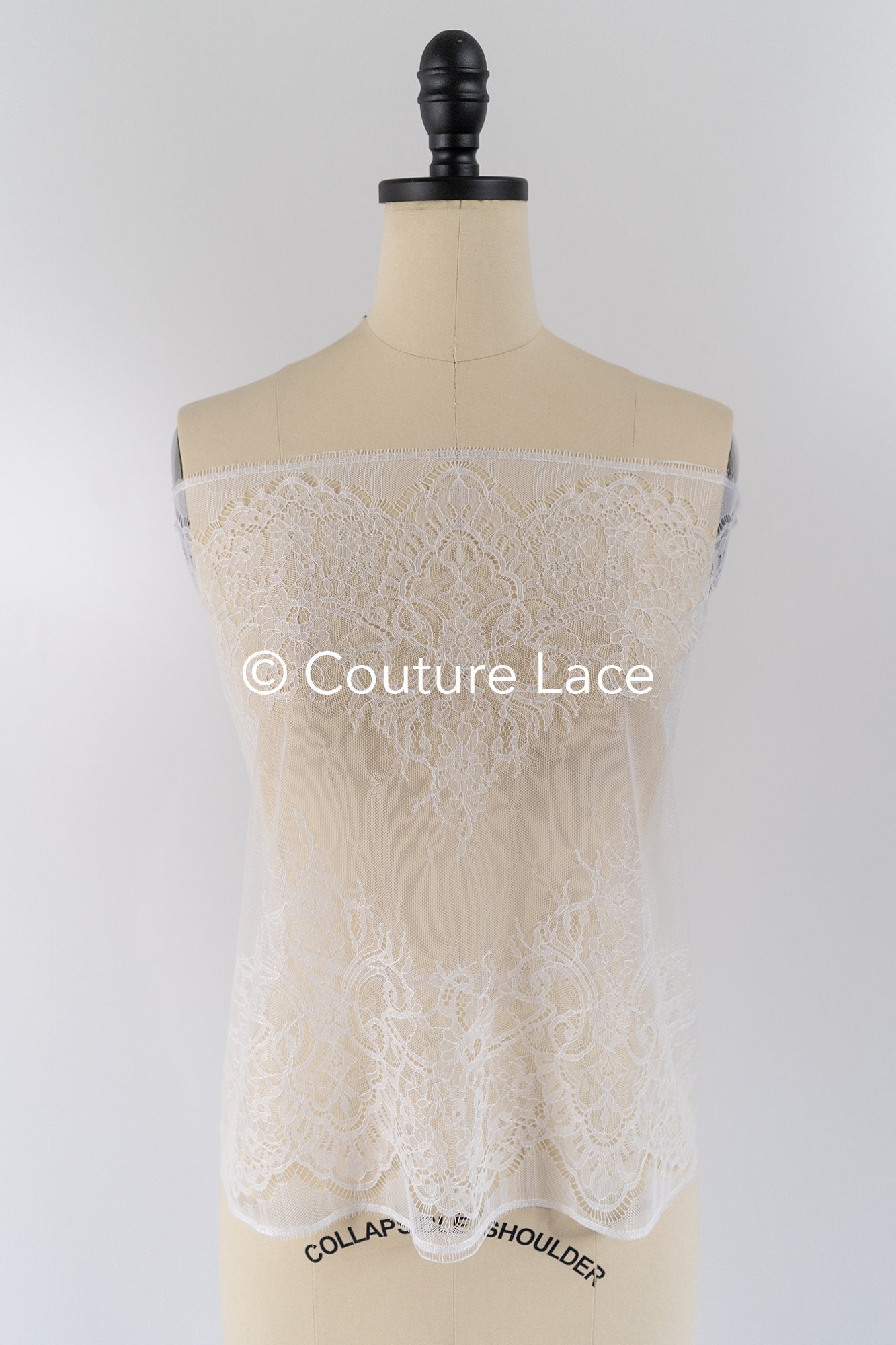 3 Meter Französische Blumen Spitze Borte/ Französische Chantilly Brautspitze Borte // T26-248