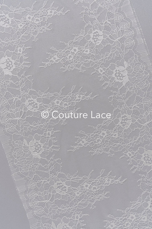 3 Meter Französische Blumen Spitze Borte/ Französische Chantilly Brautspitze Borte // T26-249