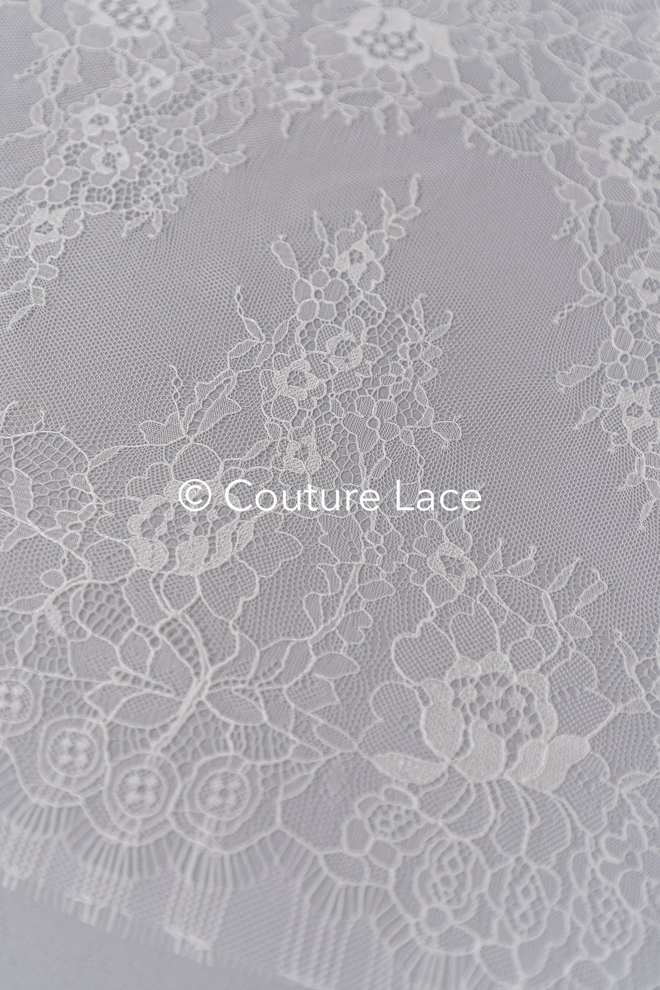 3 Meter Französische Blumen Spitze Borte/ Französische Chantilly Brautspitze Borte // T26-249