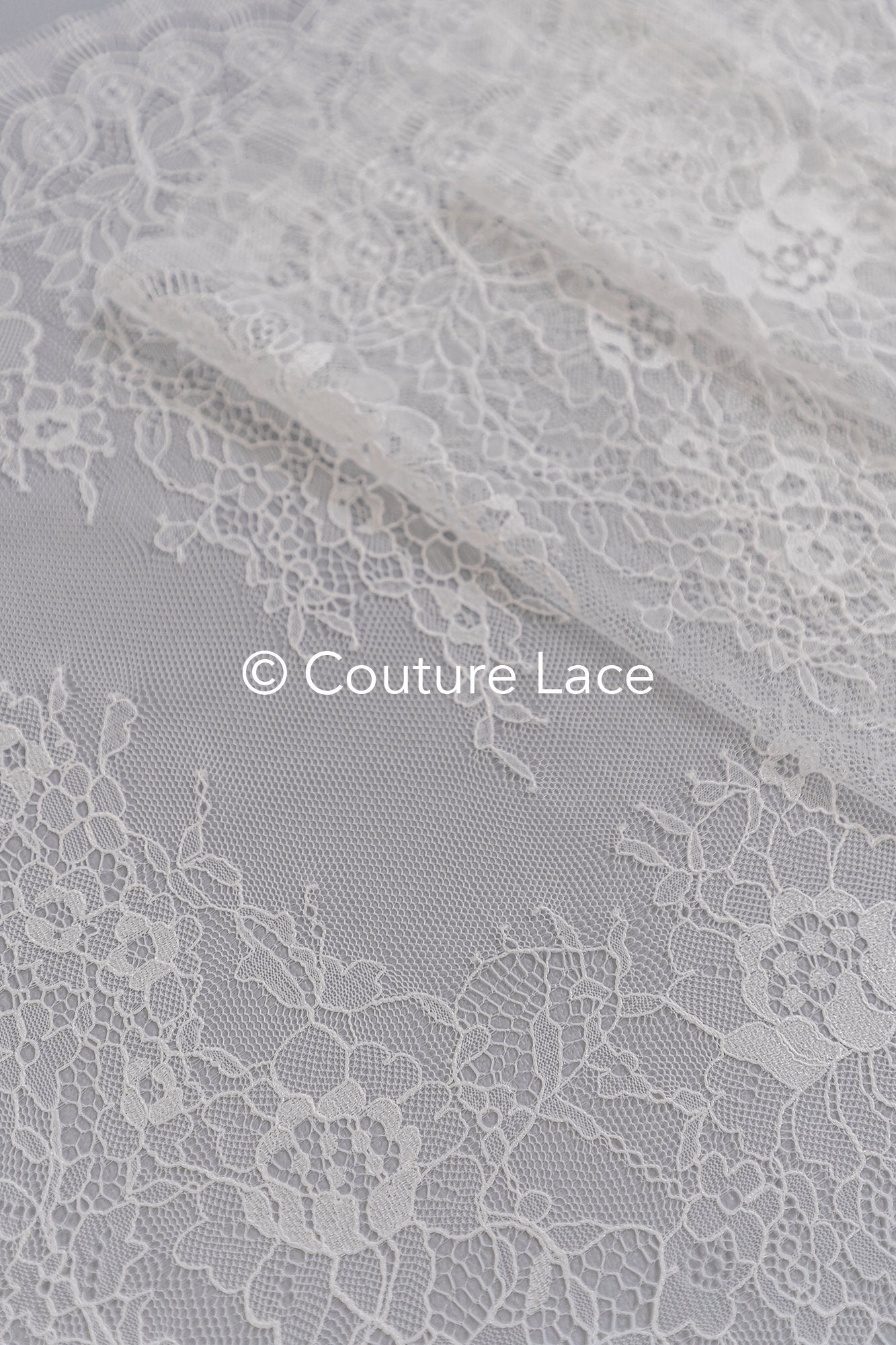 3 Meter Französische Blumen Spitze Borte/ Französische Chantilly Brautspitze Borte // T26-249