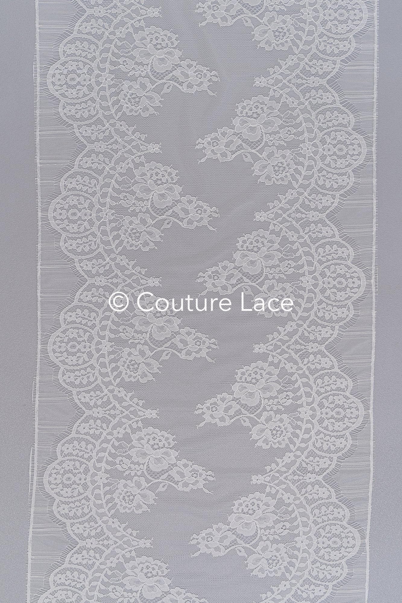 3 Meter Französische Blumen Spitze Borte/ Französische Chantilly Brautspitze Borte // T26-250