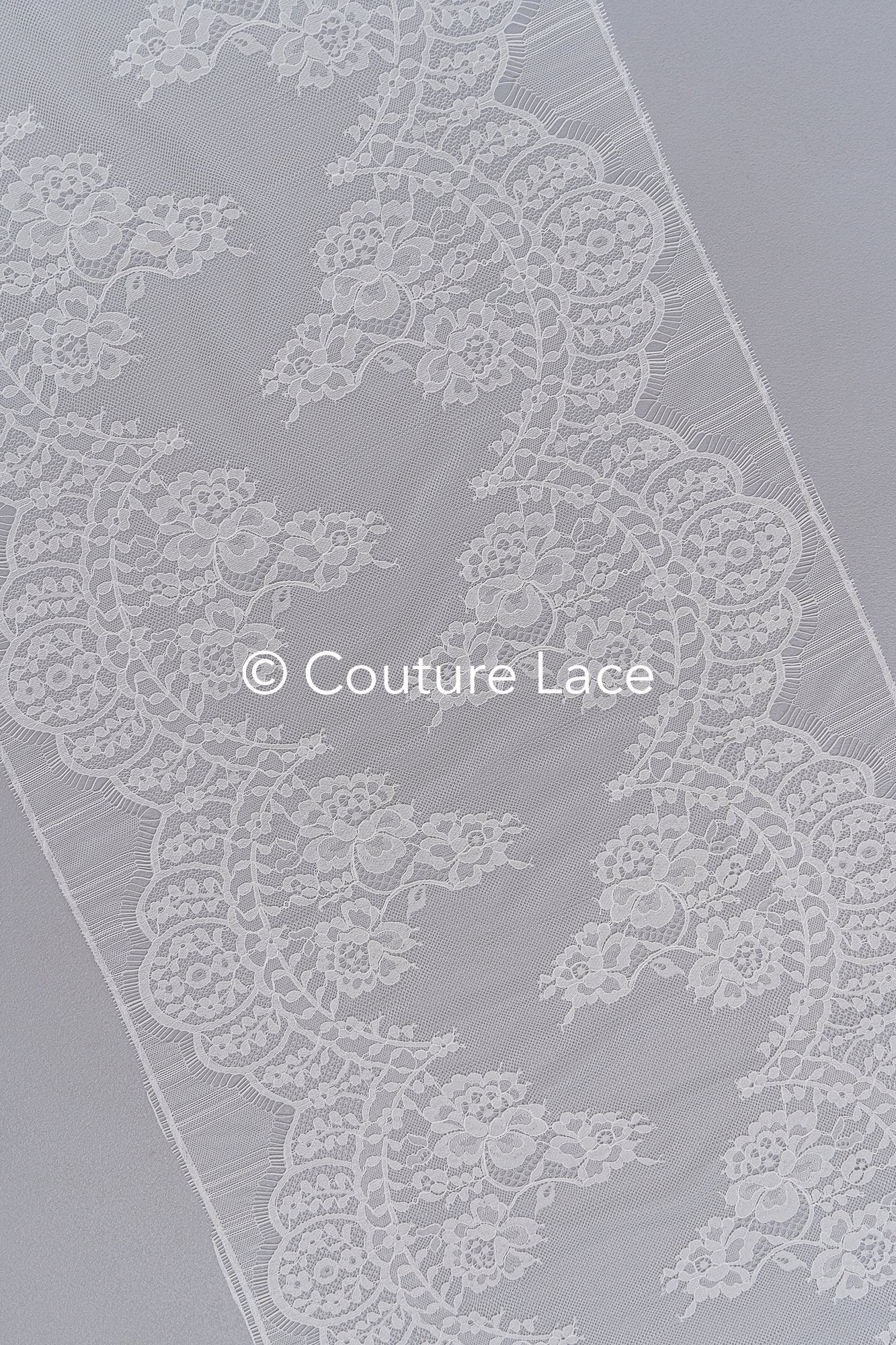 3 Meter Französische Blumen Spitze Borte/ Französische Chantilly Brautspitze Borte // T26-250