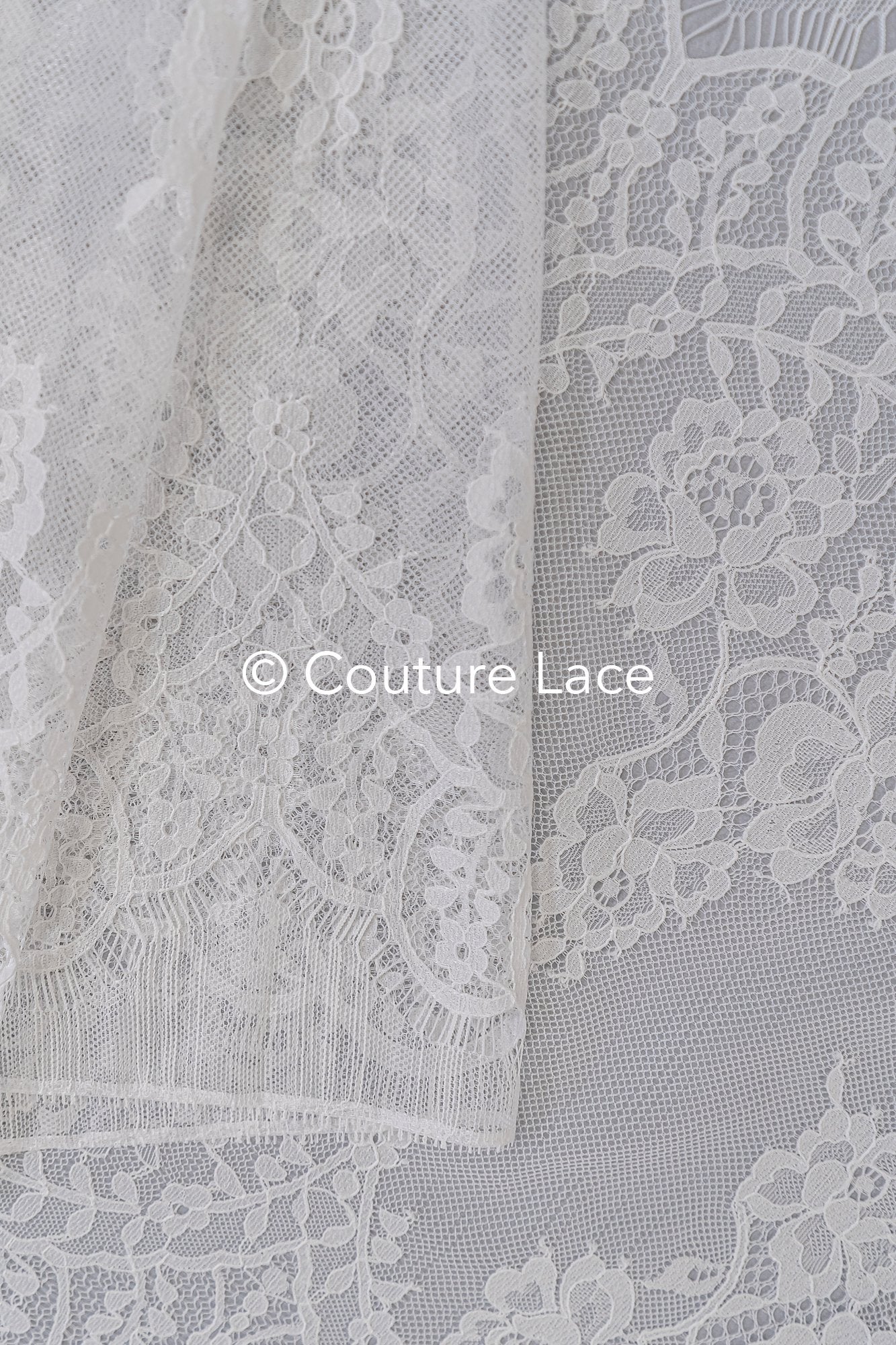 3 Meter Französische Blumen Spitze Borte/ Französische Chantilly Brautspitze Borte // T26-250