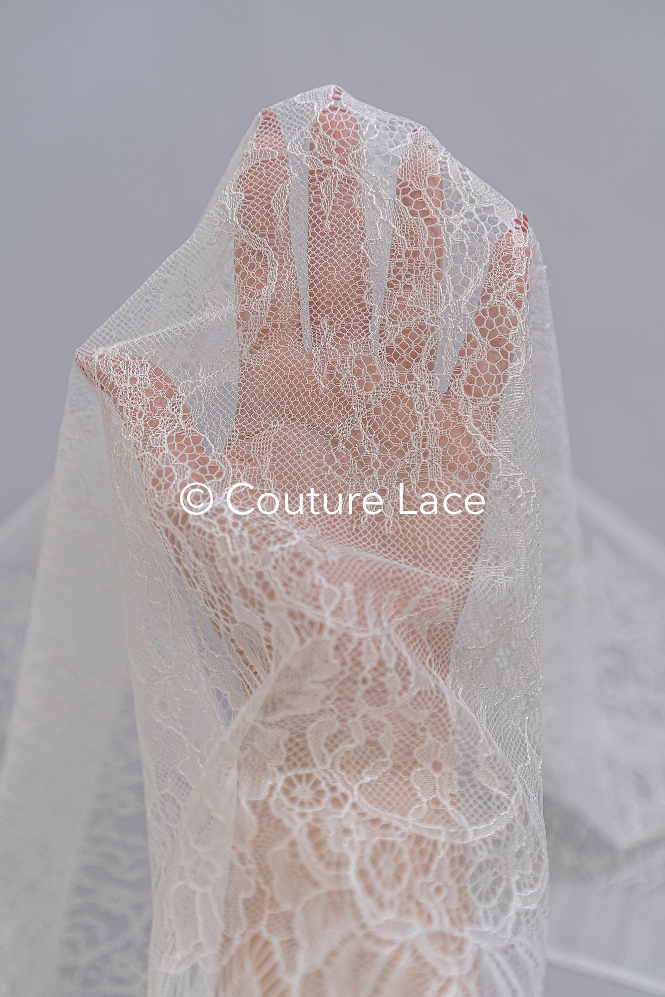 3 Meter Französische Blumen Spitze Borte/ Französische Chantilly Brautspitze Borte // T26-251