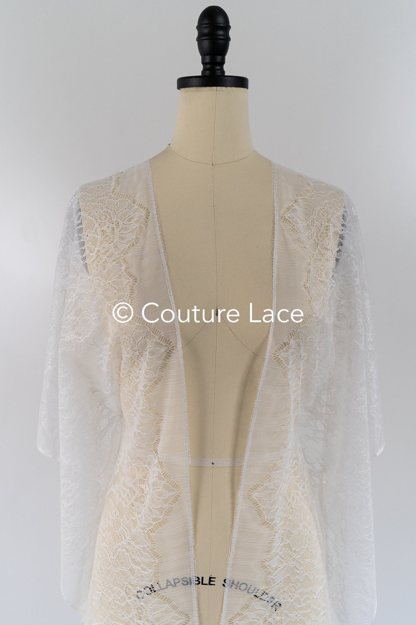 3 Meter Französische Blumen Spitze Borte/ Französische Chantilly Brautspitze Borte // T26-251