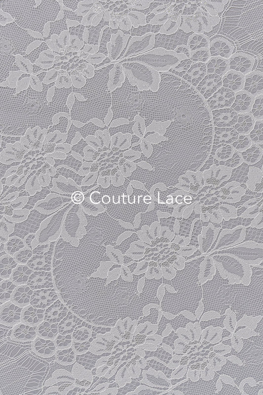 3 Meter Französische Blumen Spitze Borte/ Französische Chantilly Brautspitze Borte // T26-252